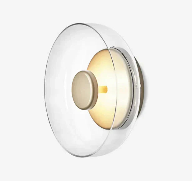 Lumora Glassstein LED vegglampe for stue og gangdekorasjon