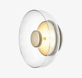 Lumora Glassstein LED vegglampe for stue og gangdekorasjon