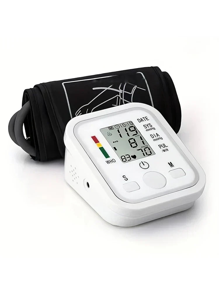 Blodtryksmåler - Automatisk overarms tonometer | Digital blodtryksmåler sphygmomanometer