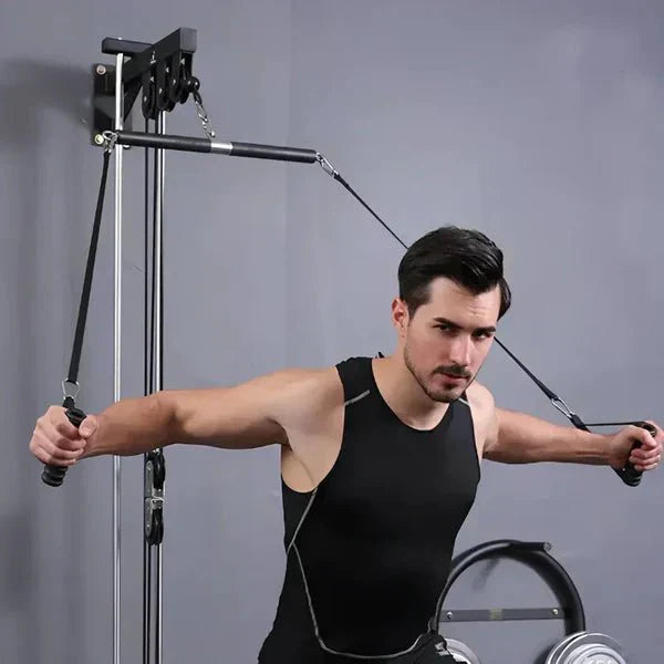 حبل سحب MUSCLENEST مصنوع من النايلون لتدريب الظهر والعضلة ذات الرأسين