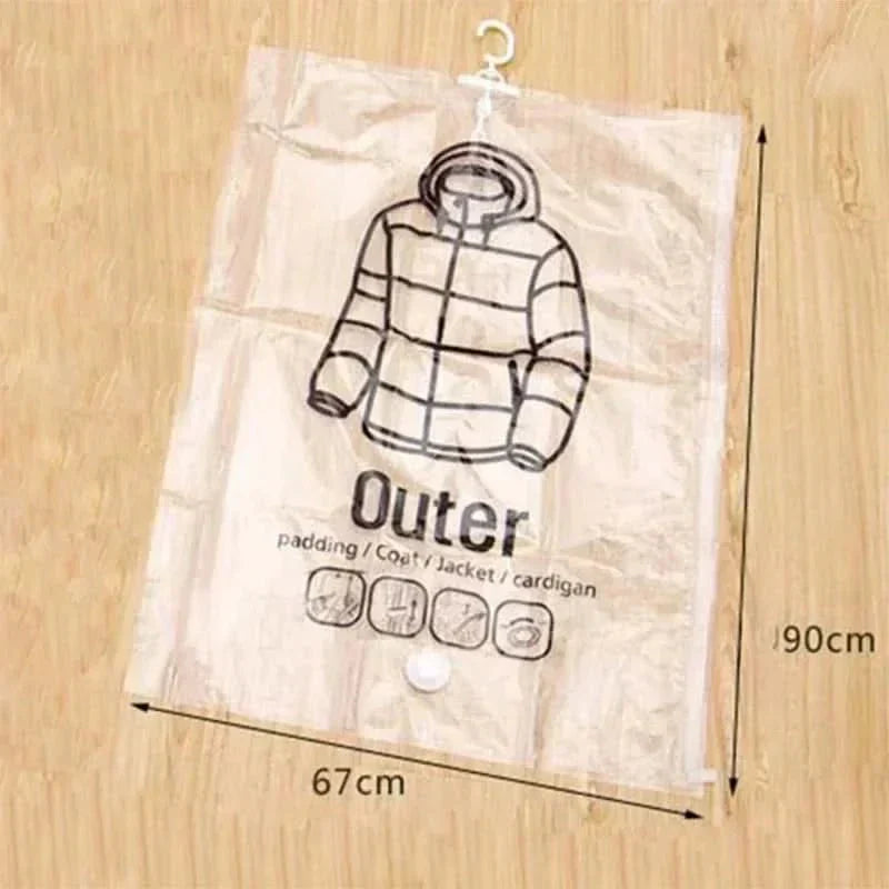 AirNest Vakuum-Aufbewahrungsbeutel für Kleidung und Textilien mit auslaufsicherem Ventil