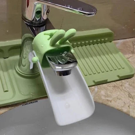 BUNNORA Kids Faucet Extender With Cartoon Splash Guard