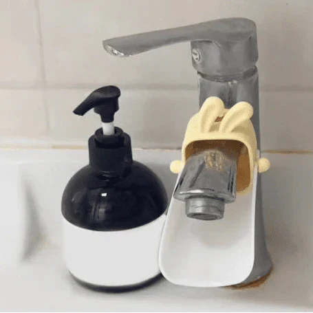 BUNNORA Kids Faucet Extender With Cartoon Splash Guard