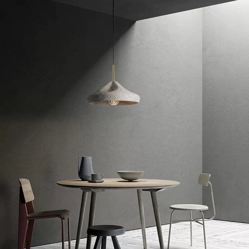 Asteri Terrazzo Betong Lysekrone i industriell stil