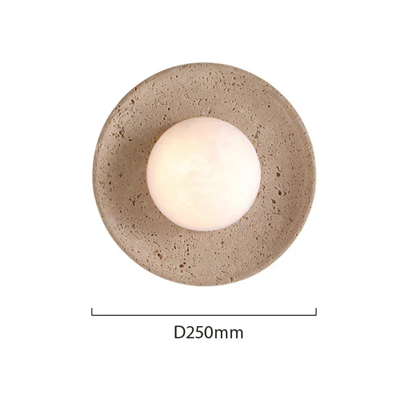 Silva travertin vegglampe LED G9 90 260V veggmontert