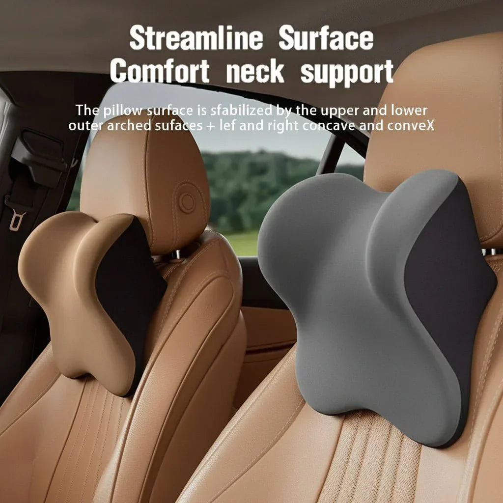 NovaNest Minne-skum Bilhodepute for Ergonomisk Korsrygg- og Reise Komfort