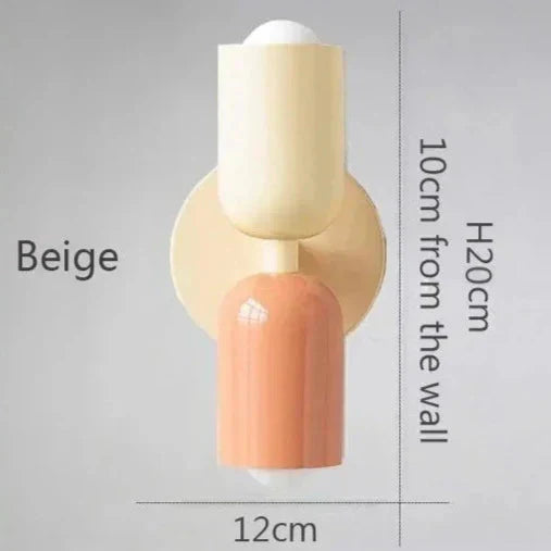 NovaLume Meleg Fényű Kétlámpás LED Fali Lámpák Otthonra