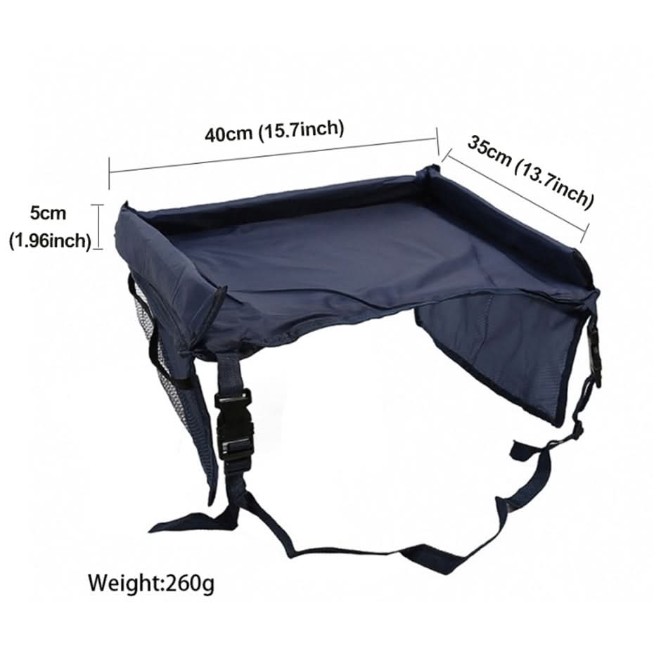 VoyageMate Kids Travel Tray for Snacks and Games, Stable Car Companion
