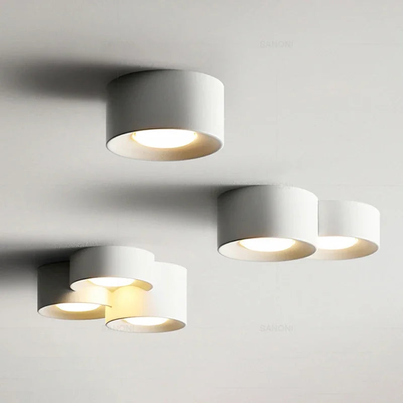 LyraNova Cylindrical LED Ceiling Light for Modern Interiors