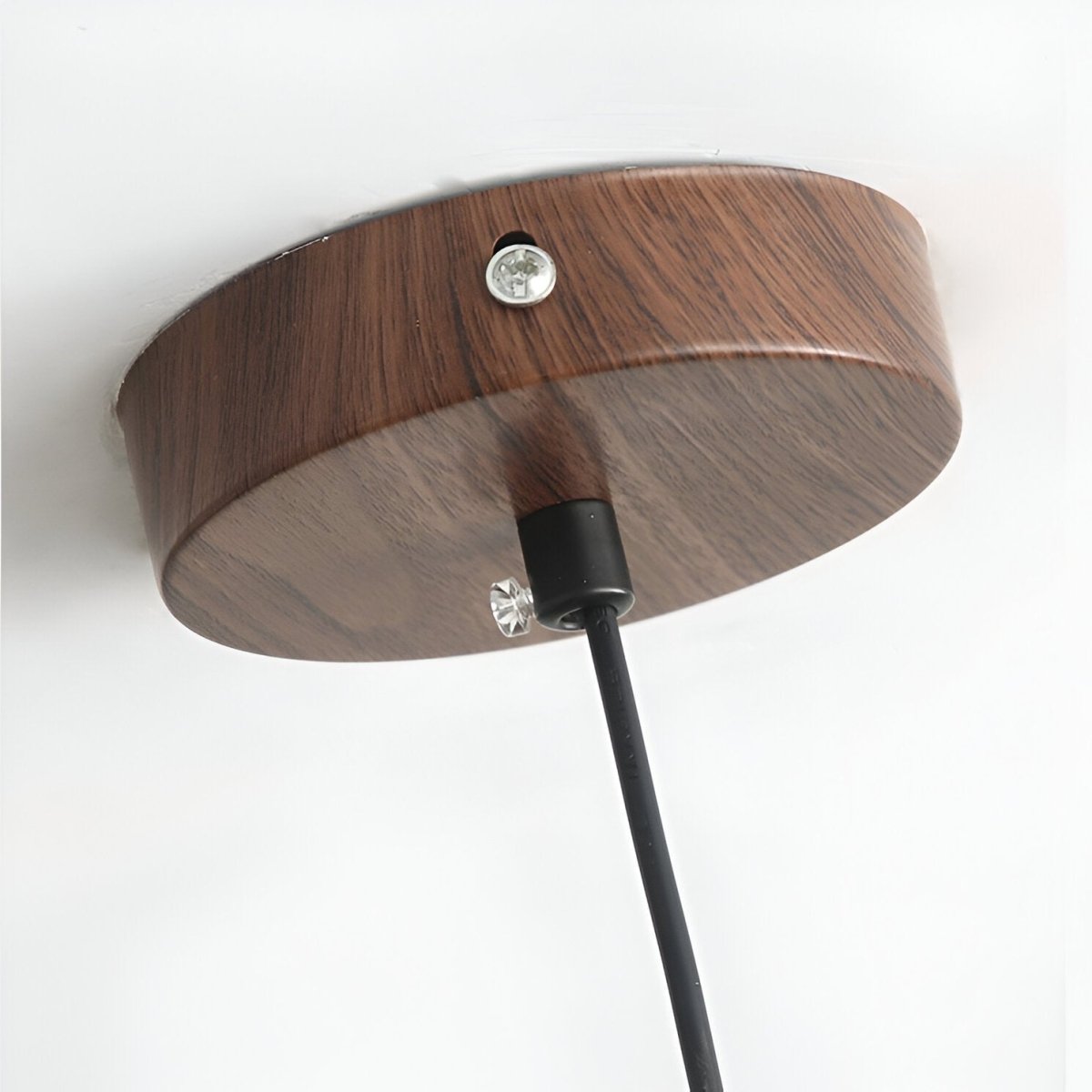 Wooden Pendant Light In Dome Form For Modern Ceiling Fixture