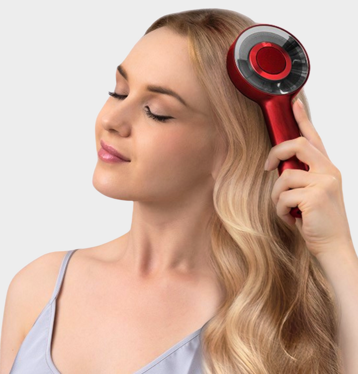 3-i-1 Rødt Lys Hovedbundsmassager