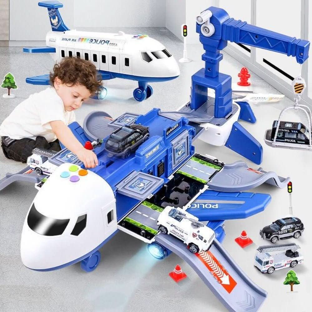 Set AeroQuest Adventure AirLink per Bambini Creativi con Aereo e Veicoli