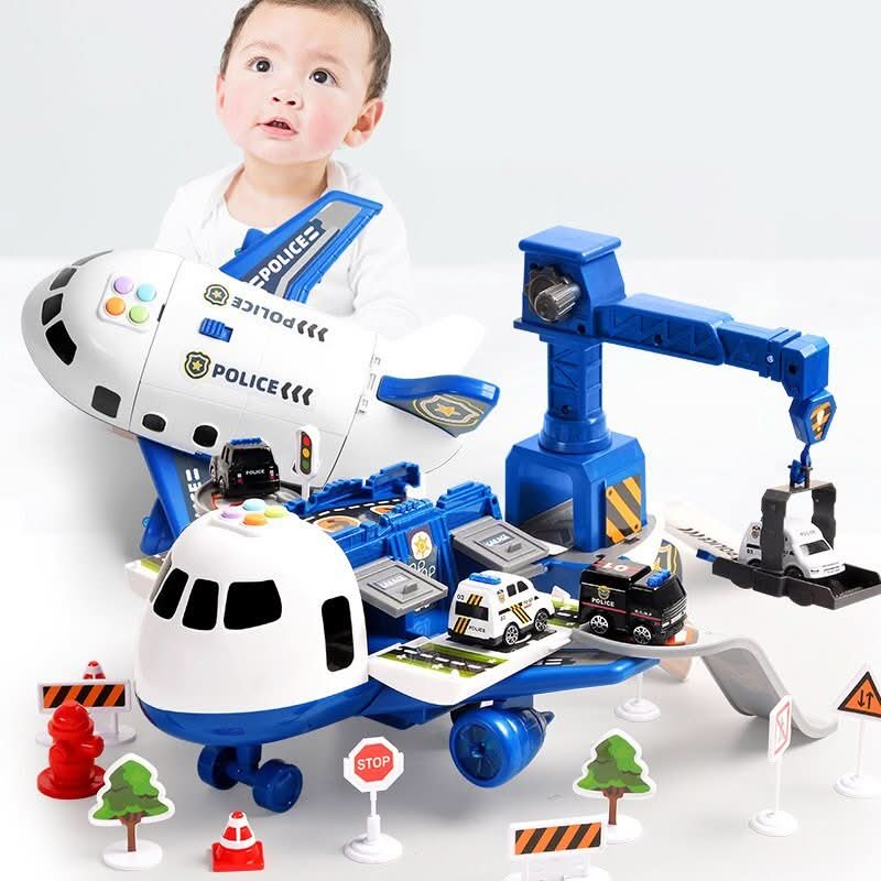 Set AeroQuest Adventure AirLink per Bambini Creativi con Aereo e Veicoli