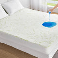 Slumblr | Cooling Bamboo Fiber Fitted Sheet with Waterproof Protection | Deep Pocket Design for Comfortable Sleep 2