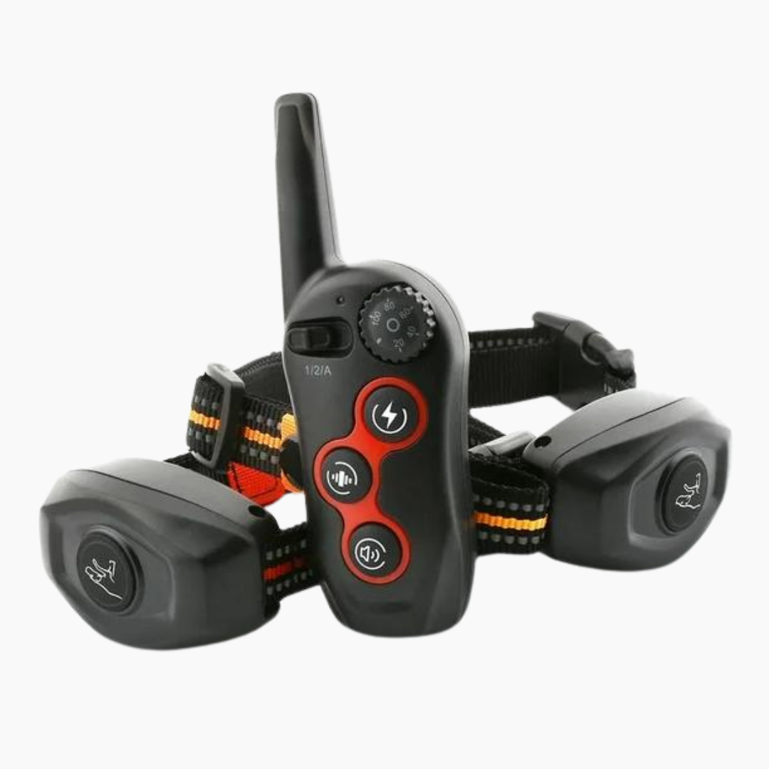 Collier d'entraînement intelligent pour chien avec télécommande - Anti-aboiement automatique, 3 modes d'entraînement, étanche