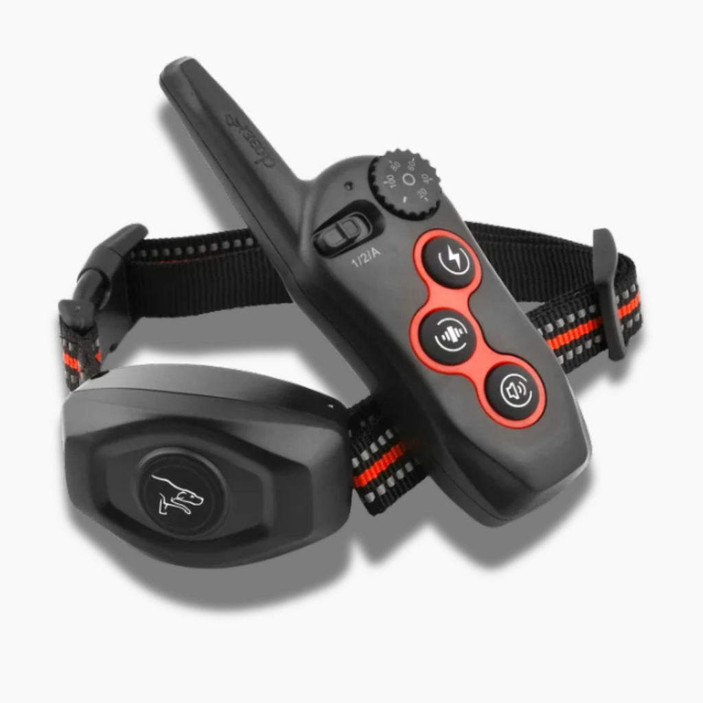 Collier d'entraînement intelligent pour chien avec télécommande - Anti-aboiement automatique, 3 modes d'entraînement, étanche