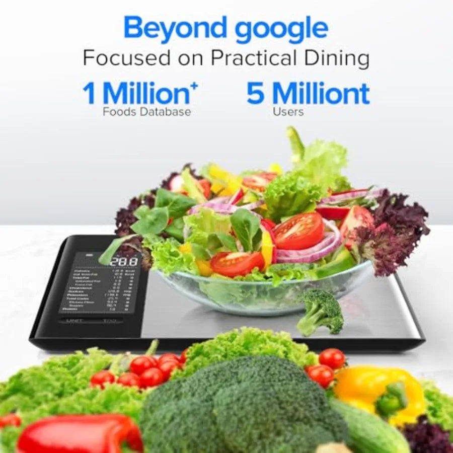 Smart Food Kitchen Scale With Nutritional Calculator And Macro Tracking