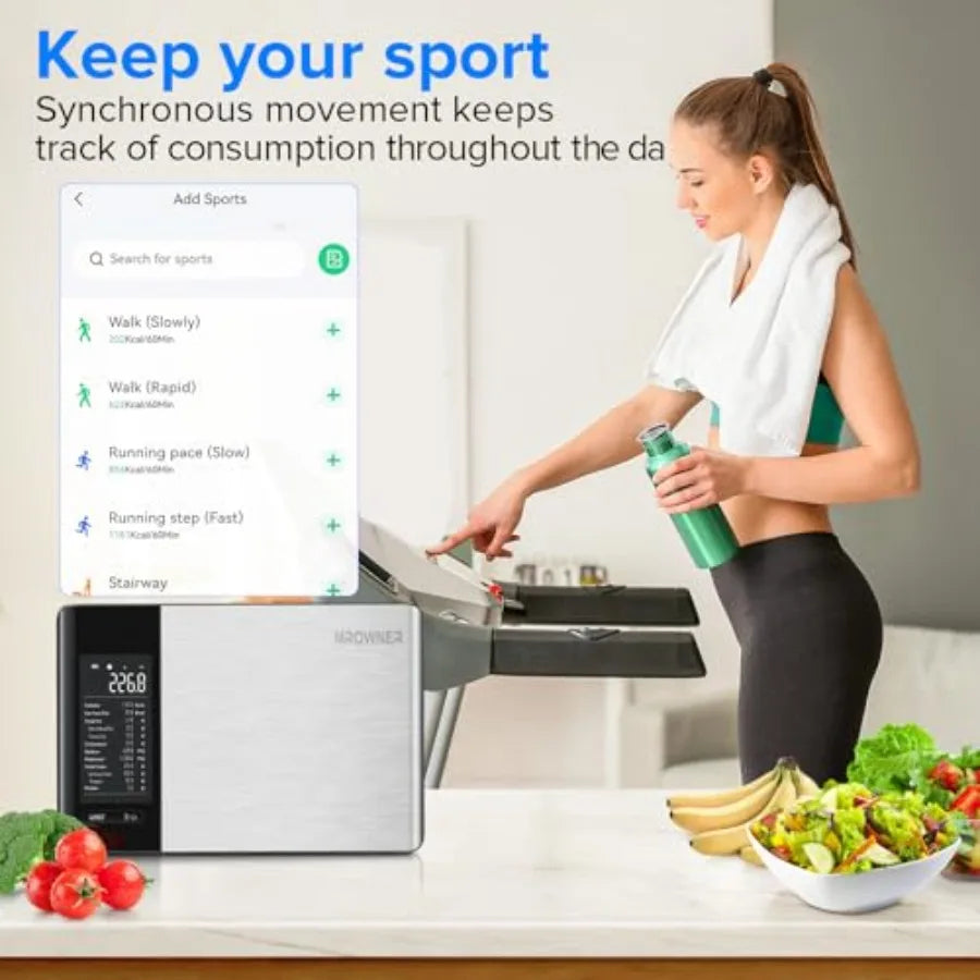 Smart Food Kitchen Scale With Nutritional Calculator And Macro Tracking