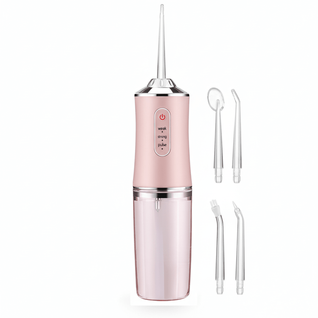 SMILEFRESH Water Flosser With Three Pressure Levels And 360 Degree Nozzle