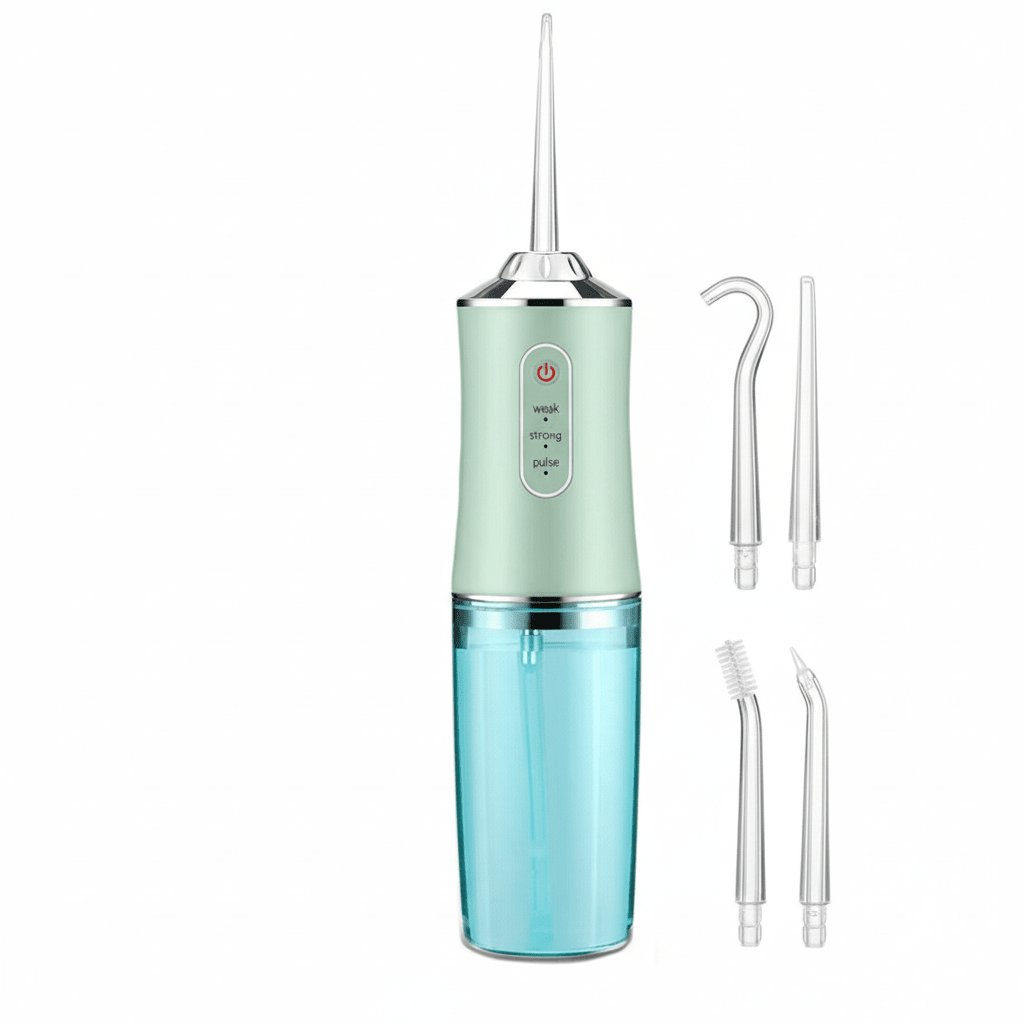 SMILEFRESH Water Flosser With Three Pressure Levels And 360 Degree Nozzle