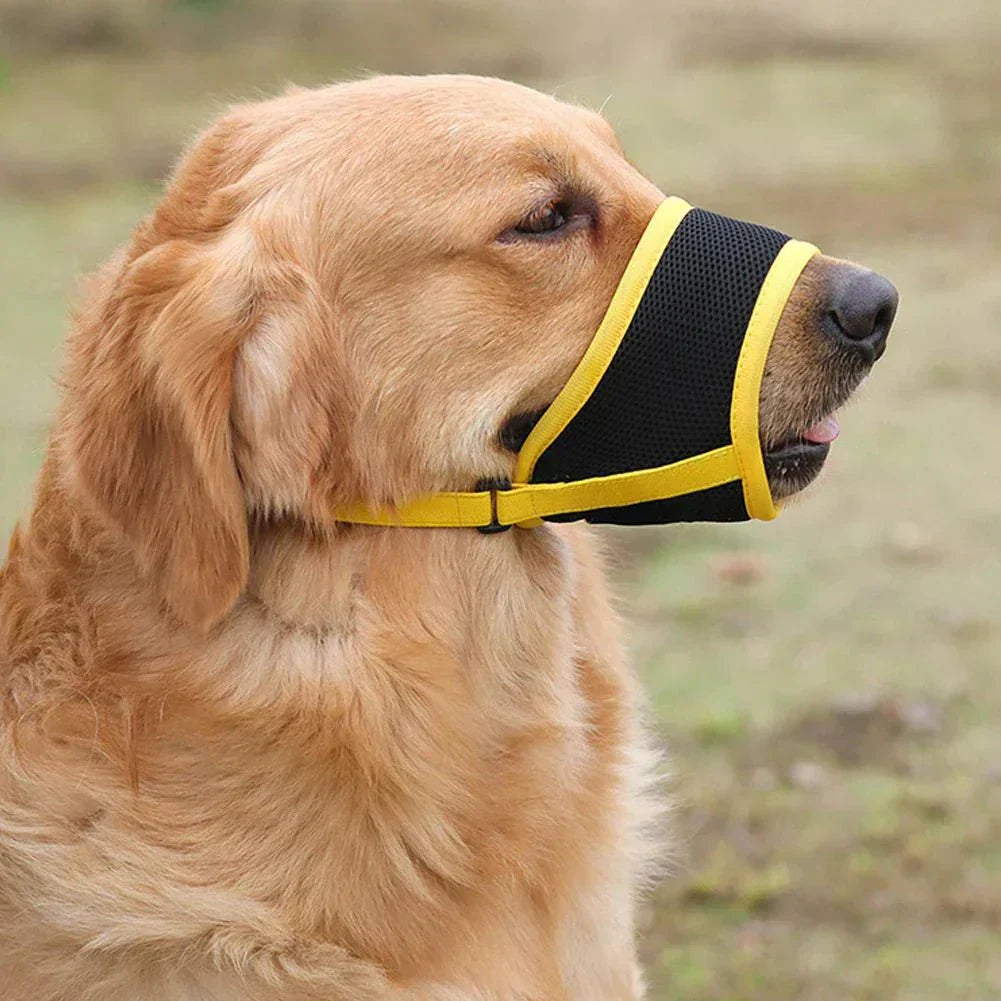 MUZZORA Adjustable Muzzle For Dogs With Soft Breathable Comfort
