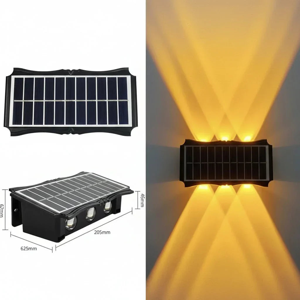 LUMIWALL Wall Light With Solar LED And Color Change