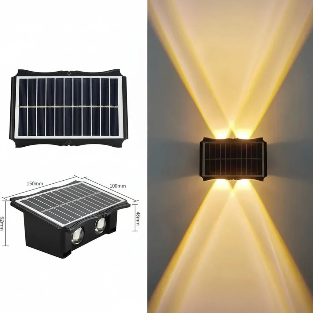 LUMIWALL Wall Light With Solar LED And Color Change
