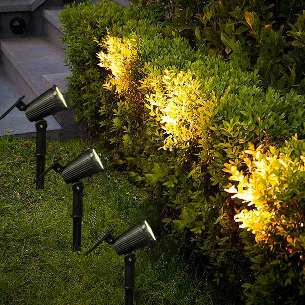 LUMIBLAZE Solcelledrevet LED-spot til have og udendørsområder