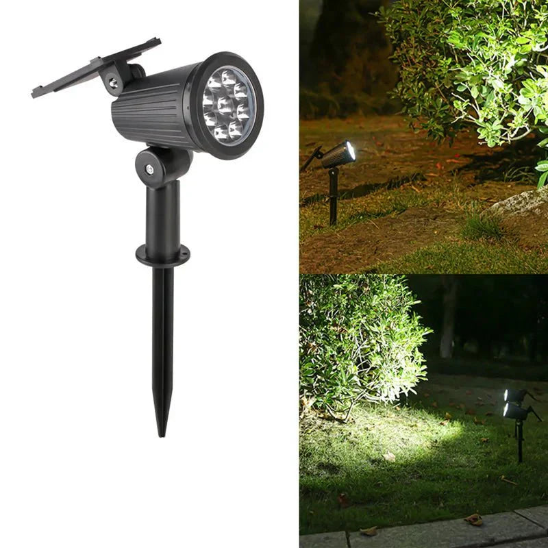 LUMIBLAZE Solcelledrevet LED-spot til have og udendørsområder