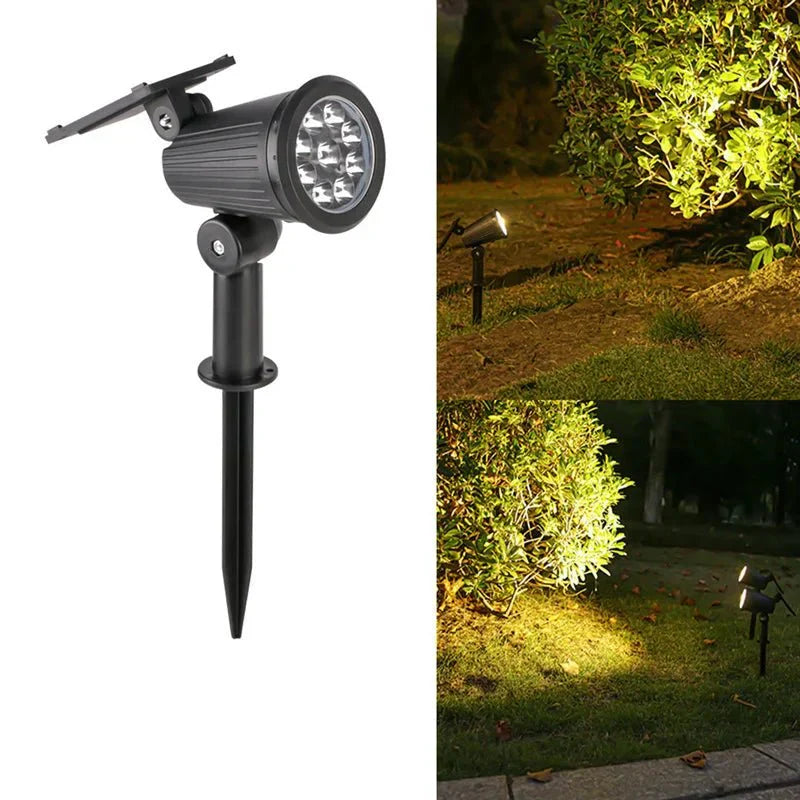 LUMIBLAZE Solcelledrevet LED-spot til have og udendørsområder