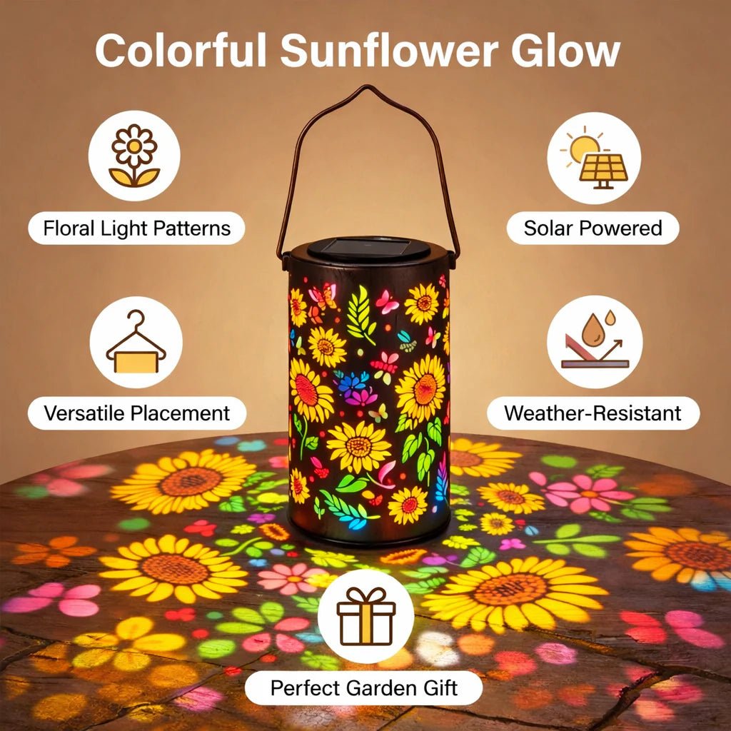 RADIORA Solar Powered Garden Lantern for Outdoor Ambience Lighting