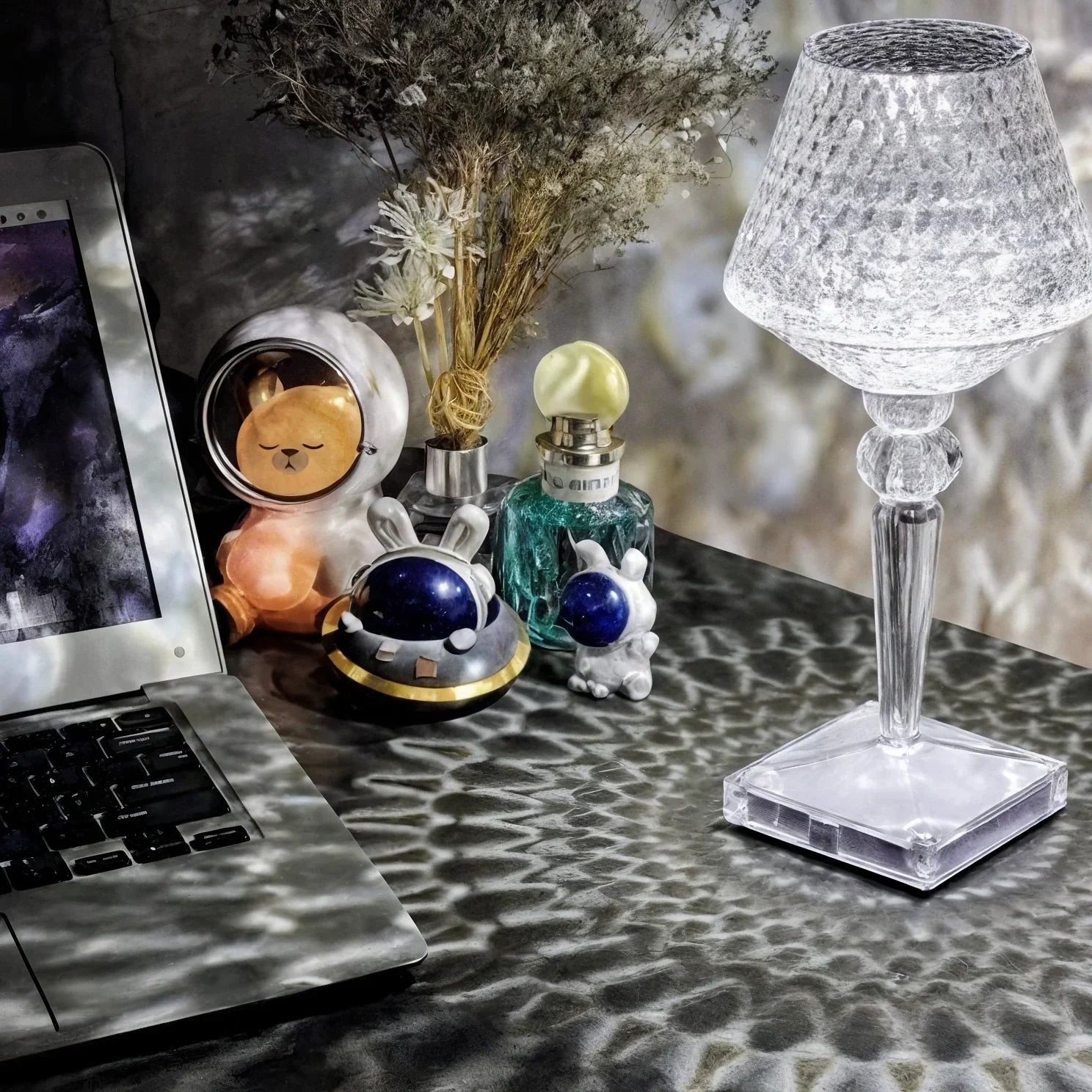 Elegáns Csillogás LED Asztali Lámpa Modern Otthonokhoz és Íróasztalokhoz