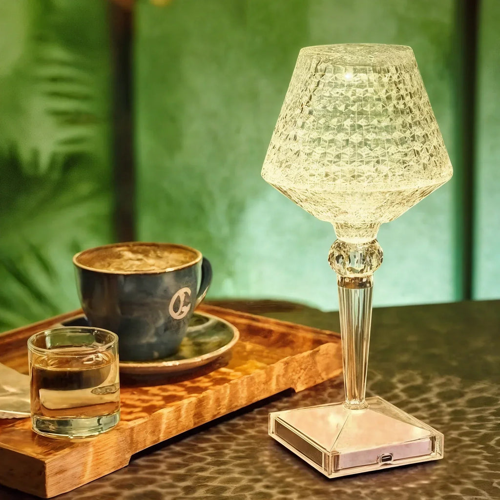 Elegáns Csillogás LED Asztali Lámpa Modern Otthonokhoz és Íróasztalokhoz