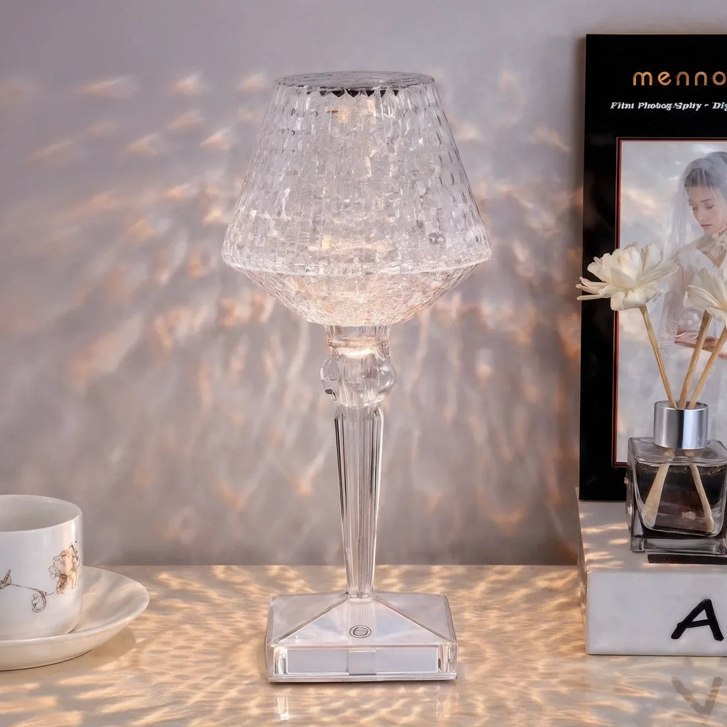 Elegáns Csillogás LED Asztali Lámpa Modern Otthonokhoz és Íróasztalokhoz
