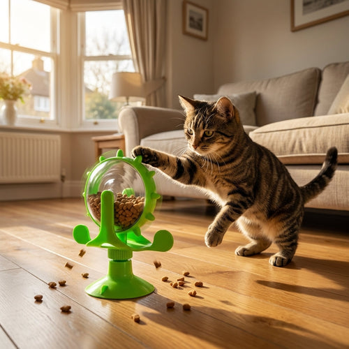 Dispensador de premios de 360 grados con base de succión para gatos y perros pequeños | compagnien