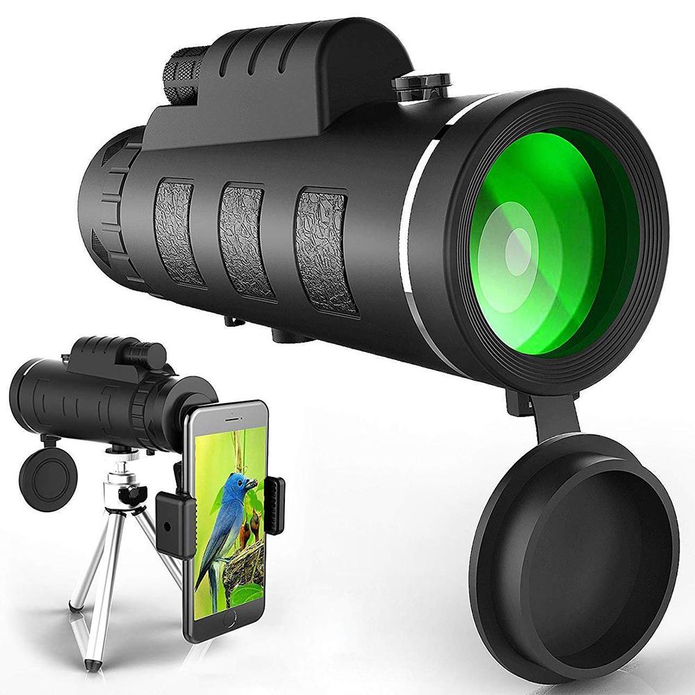 Starscope HD Monokular – Højtydende Vandtæt Teleskop med Smartphoneholder og Tripod