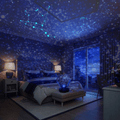 NebulaGlow Galaxy-projektor for hjemmeavslapning med justerbar lysstyrke