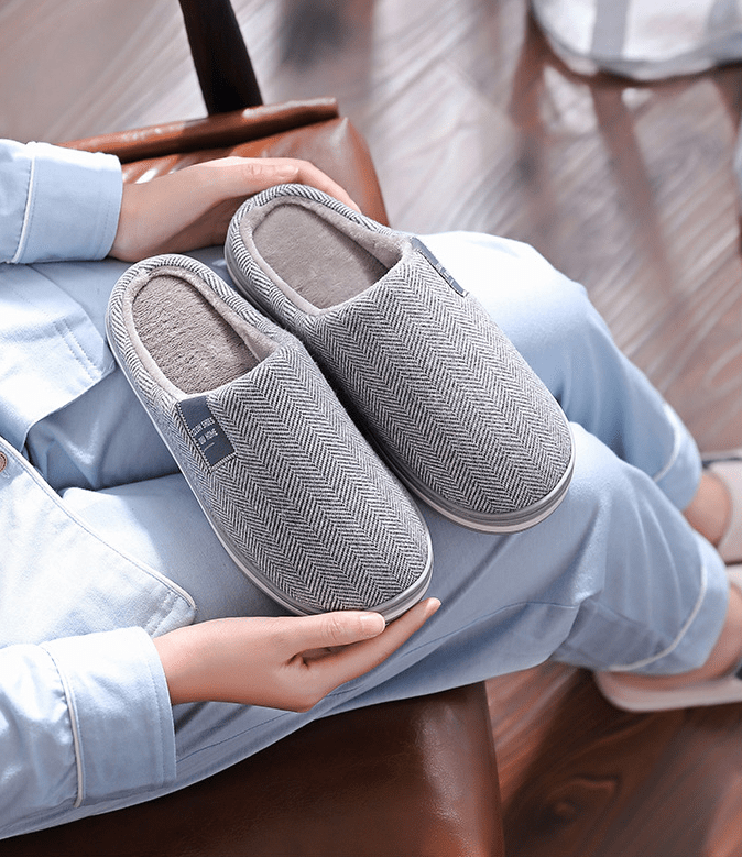 LumenWear tøfler Stilfulle herretøfler for varme føtter