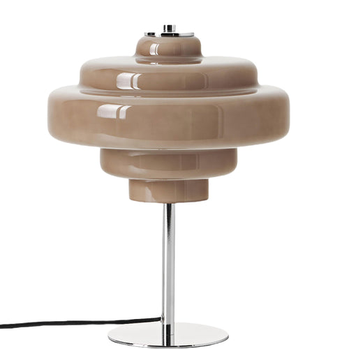 Bauhaus-inspireret farvet glas skrivebordslampe til moderne stuer