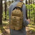 תיק כתף TrailForge MOLLE לטיולים וקמפינג עם נוחות ארגונומית
