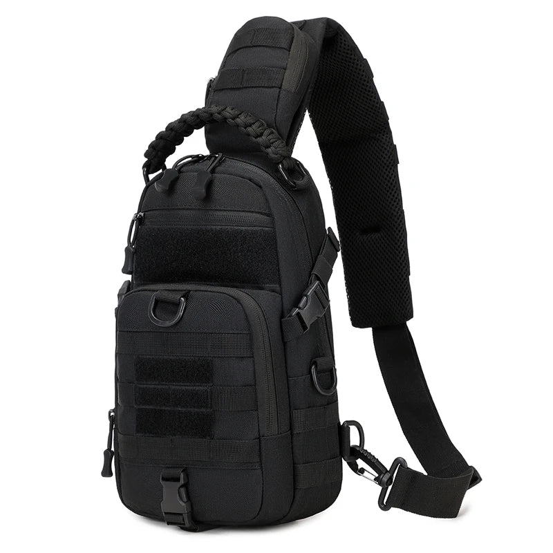 תיק כתף TrailForge MOLLE לטיולים וקמפינג עם נוחות ארגונומית