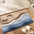 LuxeSpa Økologisk Mikrofiber Baderomsmatte Myk Spa-kvalitet for Bad