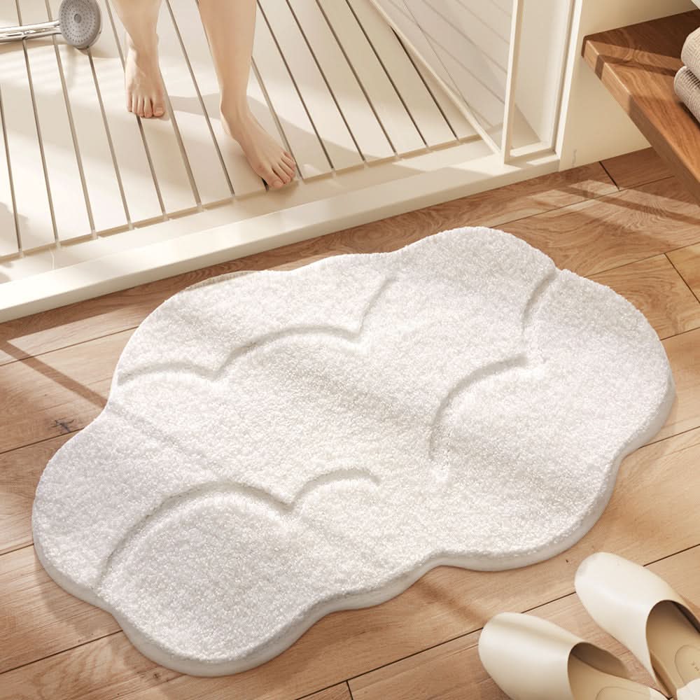 LuxeSpa Økologisk Mikrofiber Baderomsmatte Myk Spa-kvalitet for Bad