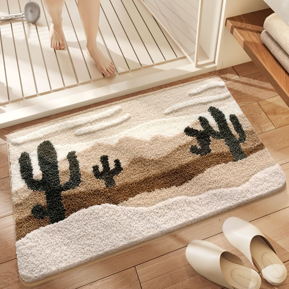 LuxeSpa Økologisk Mikrofiber Baderomsmatte Myk Spa-kvalitet for Bad