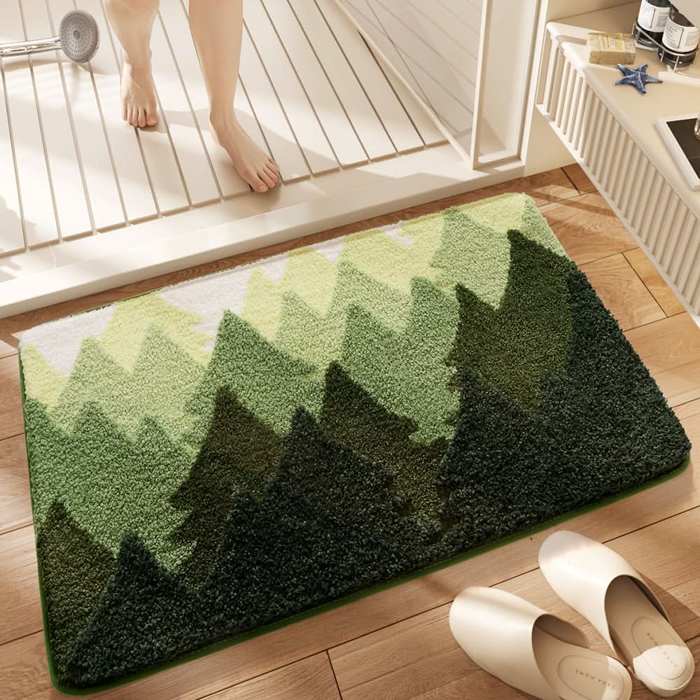 LuxeSpa Økologisk Mikrofiber Baderomsmatte Myk Spa-kvalitet for Bad