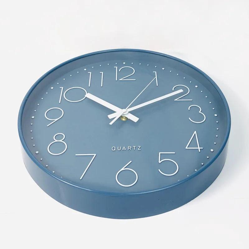 CalmTime Stillegående Veggur, 12-Tommers Ikke-Tikkende Design for Moderne Hjem