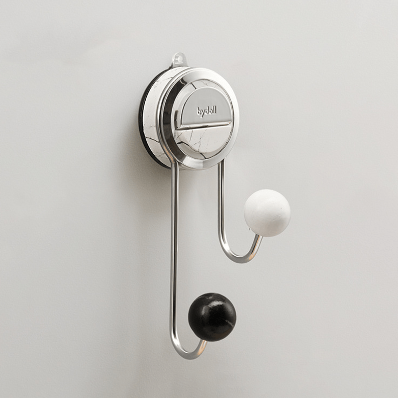 AeroGrip Drillless Stainless Steel Toilet Paper Holder With Suction For Bathrooms