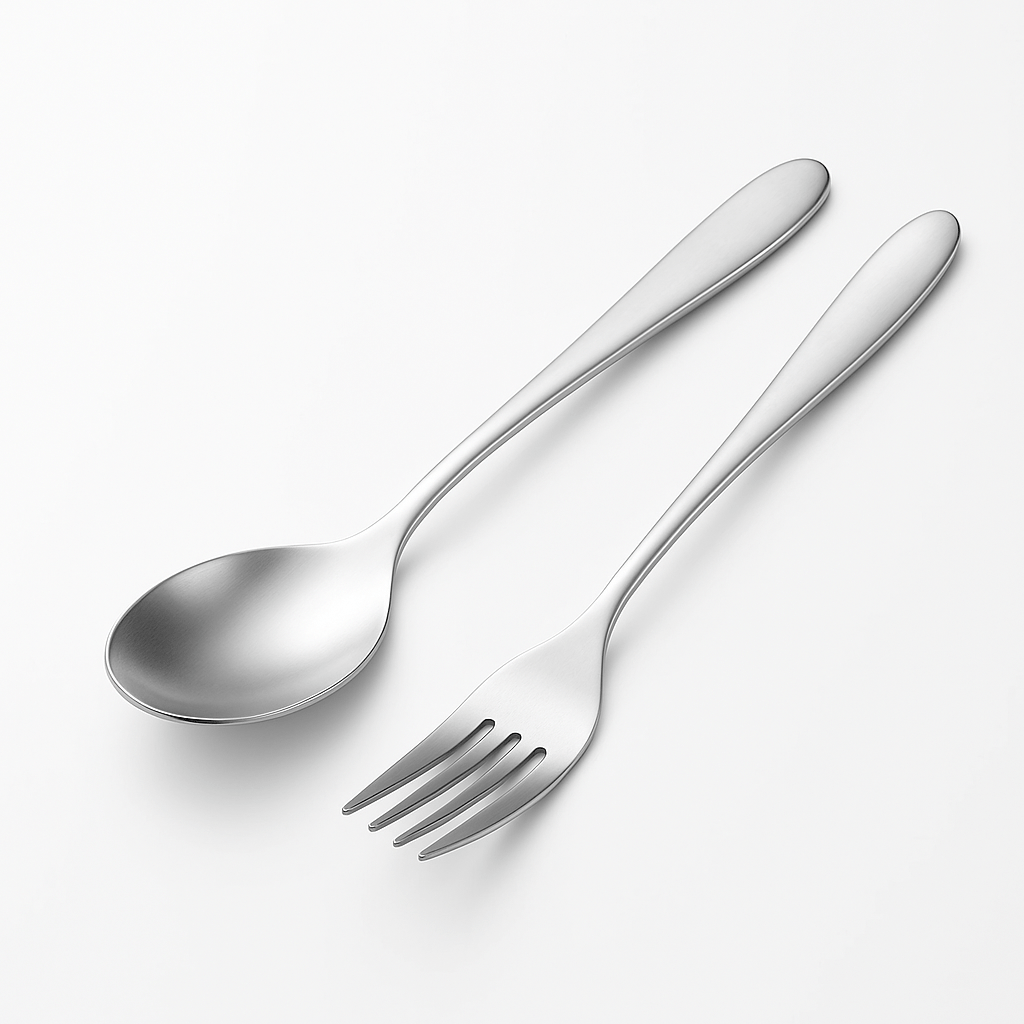 TerraLite Ultralight Titanium Cutlery Set For Campers And Backpackers Food Safe