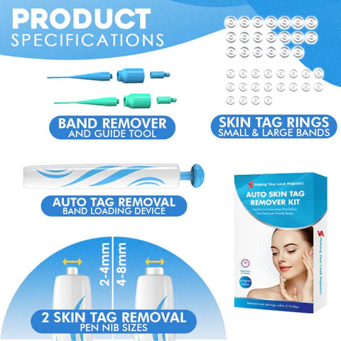 Auto tag removal kit - remove skin tags