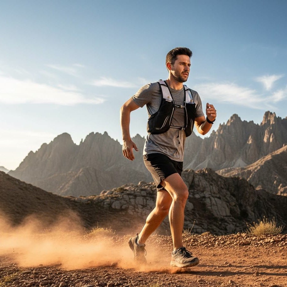 VoltTrail ultrakönnyű terepfutó mellény két puha kulaccsal terepfutók számára